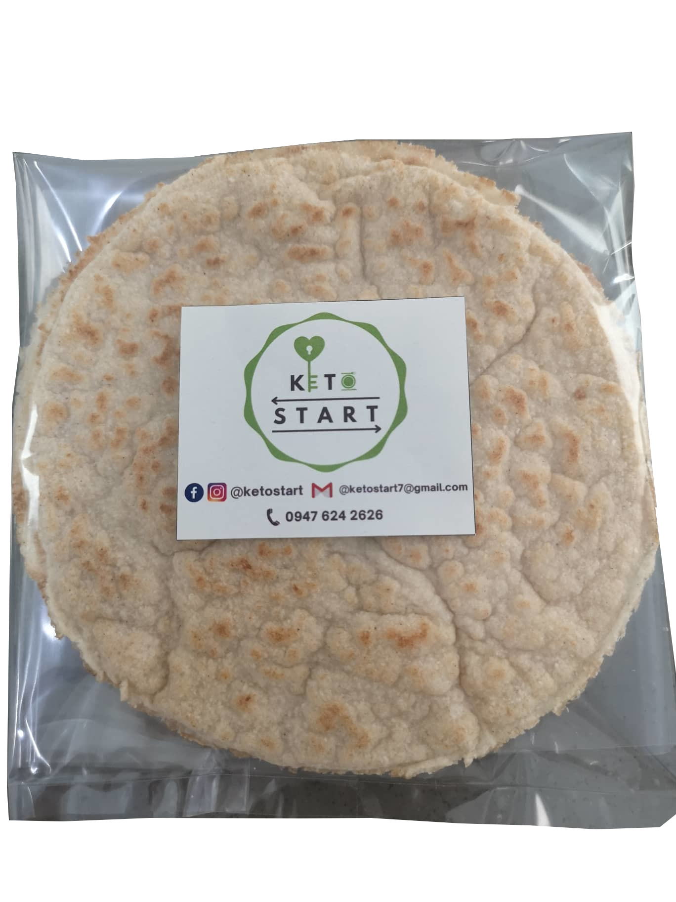 KETO PITA BREAD Wraps Lowcarb Gluten free and Sugar free Safe for diabetic 6pcs per pack Keto