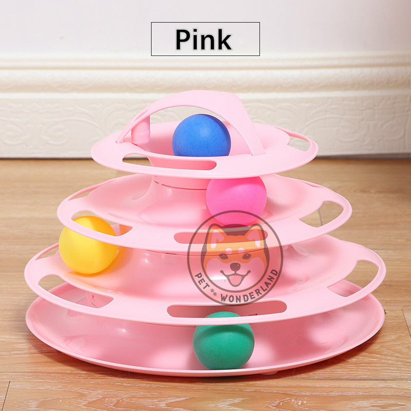 Pet Wonderland Dog Cat Interactive Toys Cats Fourtier Turntable Pet