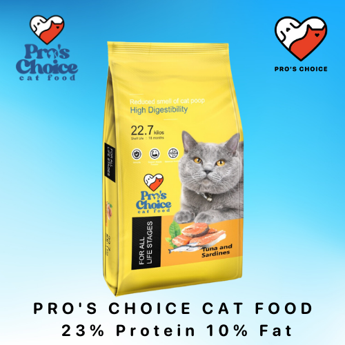 Pro's Choice Cat Food Tuna and Sardines All Life Stages 22.7kg Lazada PH