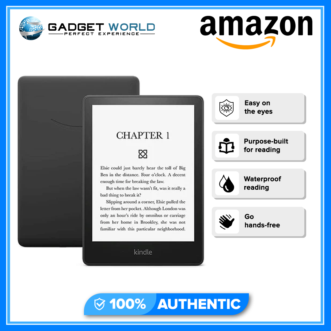 Amazon Kindle Paperwhite 16GB 11th Gen Waterproof with Adjustable Light ...