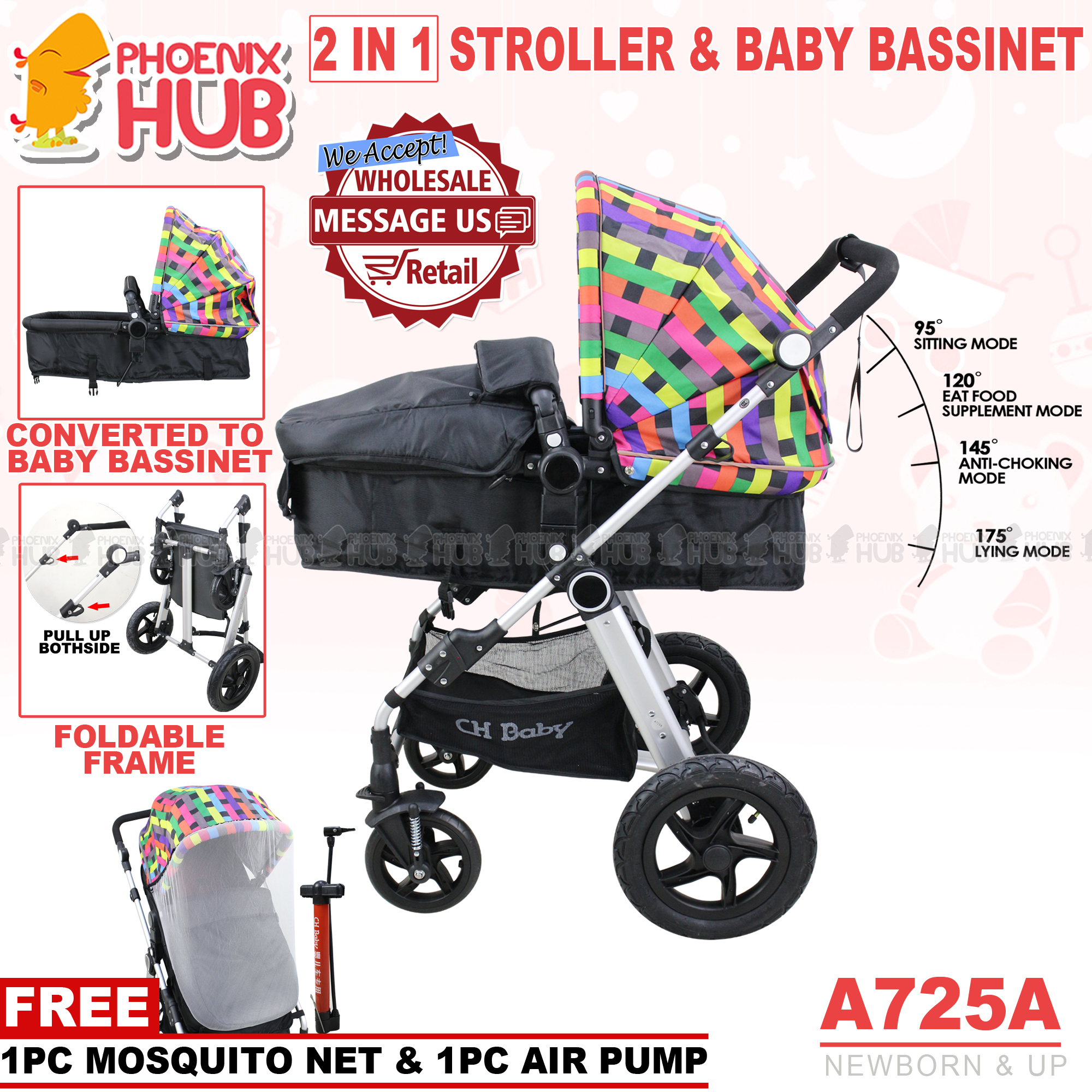 stroller pockit untuk newborn