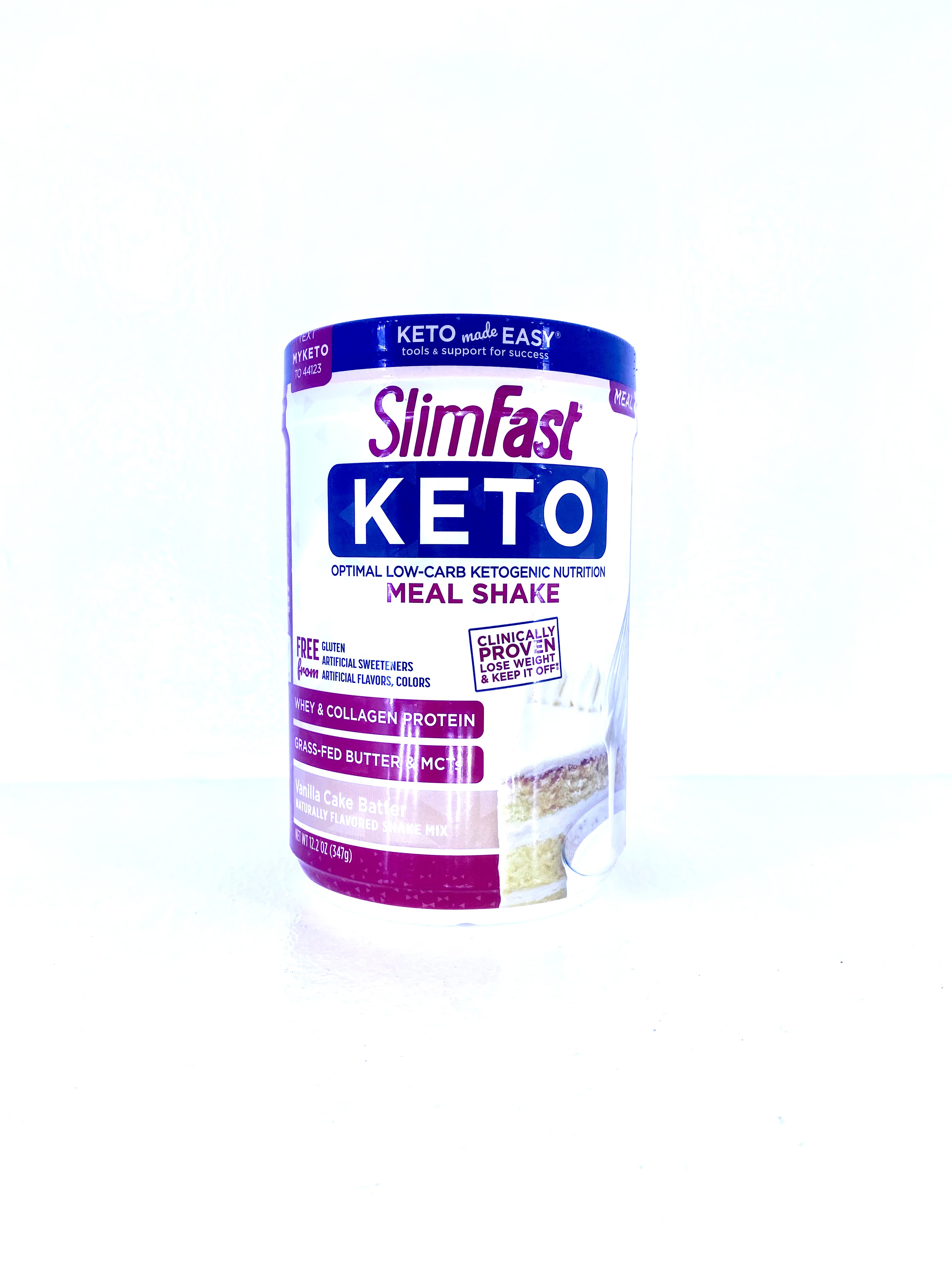 SlimFast Keto Meal Shake Vanilla Cake Batter