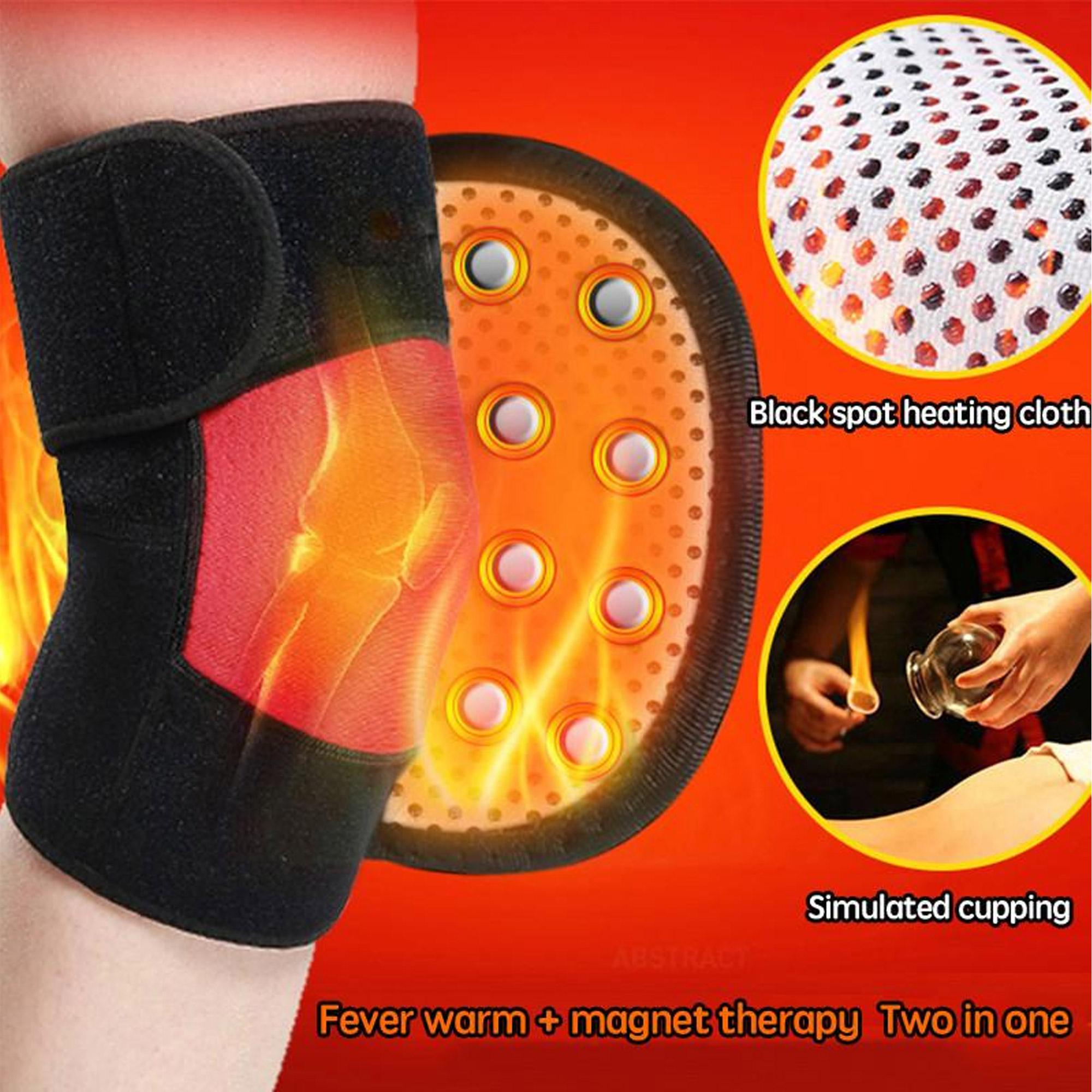 thumbnail image 2 of Ollas Knee Protection For Warmth 1 Pair Self Heating Knee Brace Pad Magnetic Thermal Therapy Arthritis... Electric Leg Warmers 2 of 9