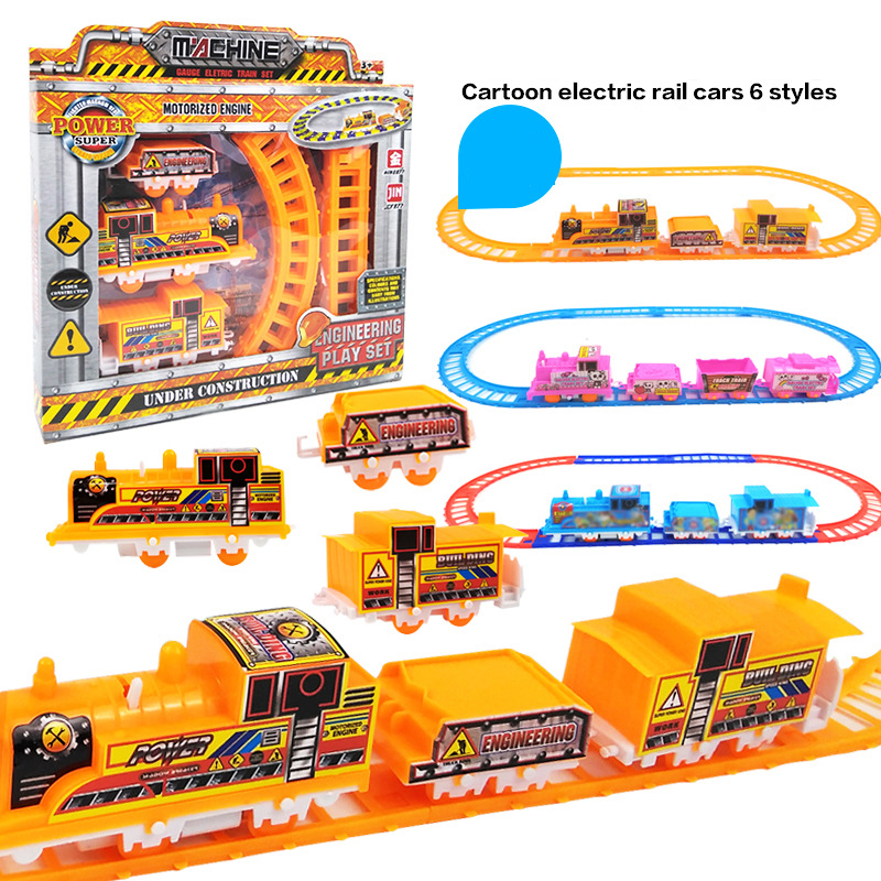 Plastic Electric Train Set for Kids with Track Set Battery Operated Electric Train Toys for Kids Lazada PH