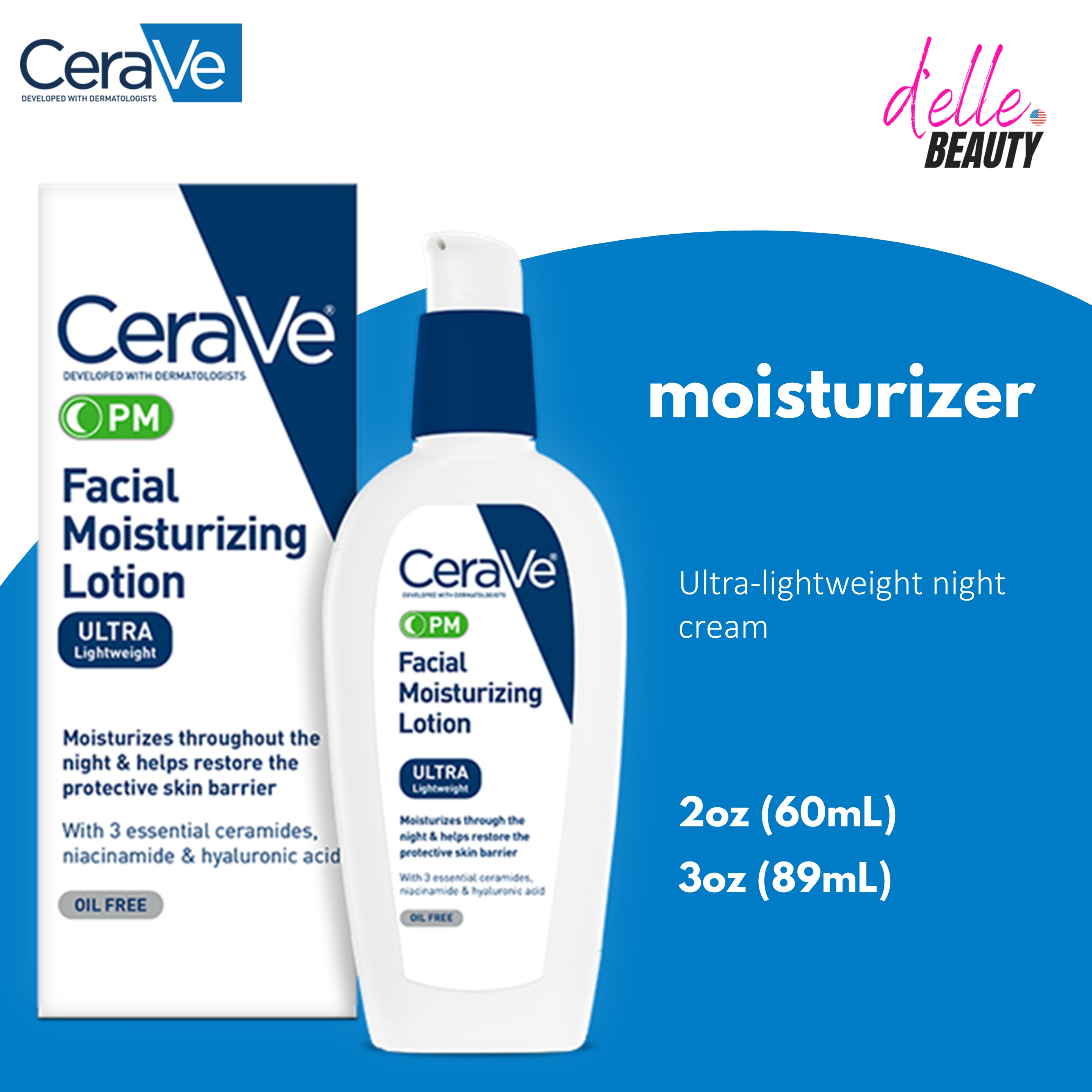 新品　CeraVe Facial Moisturizing Lotion PM