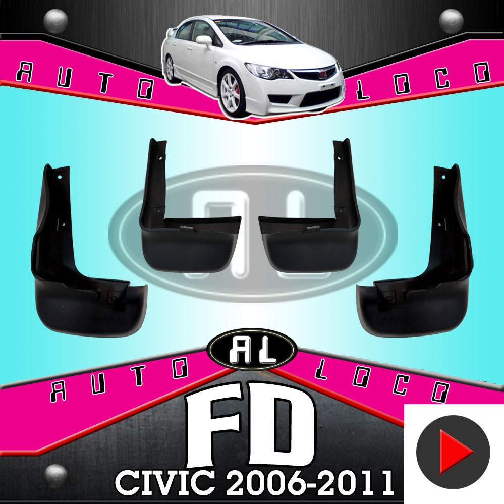 Mudguard Mud Guard Splash Pad for Honda Civic FD 2006 2007 2008 2009