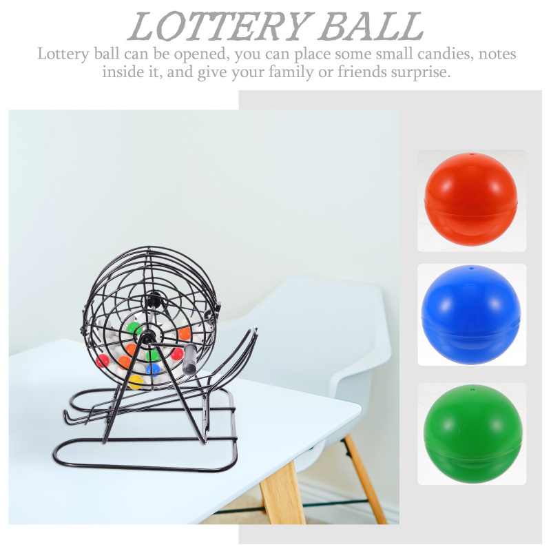 CLISPEED 60 Pçs Bola De Loteria Adereços De Halloween Bolas De Jogos De  Carnaval Bolas Numeradas Bolas De Pong De Cerveja Cartões De Bingo Cartões  De Loteria Engraçados Bolas Coloridas : 