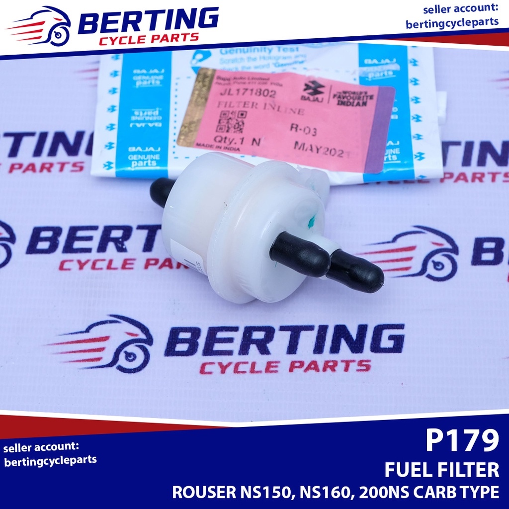 Rouser NS150 NS160 NS200 200NS CARB TYPE Fuel Filter Inline Genuine