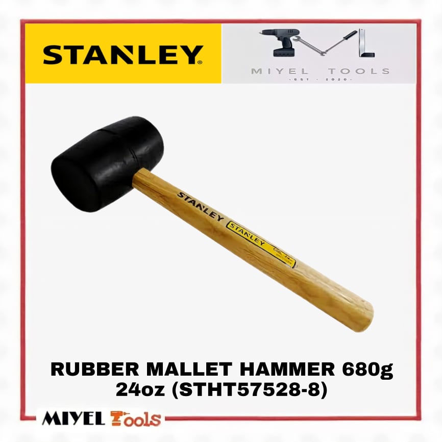 STANLEY Rubber Mallet Hammer 680g 24oz (STHT575288) Lazada PH