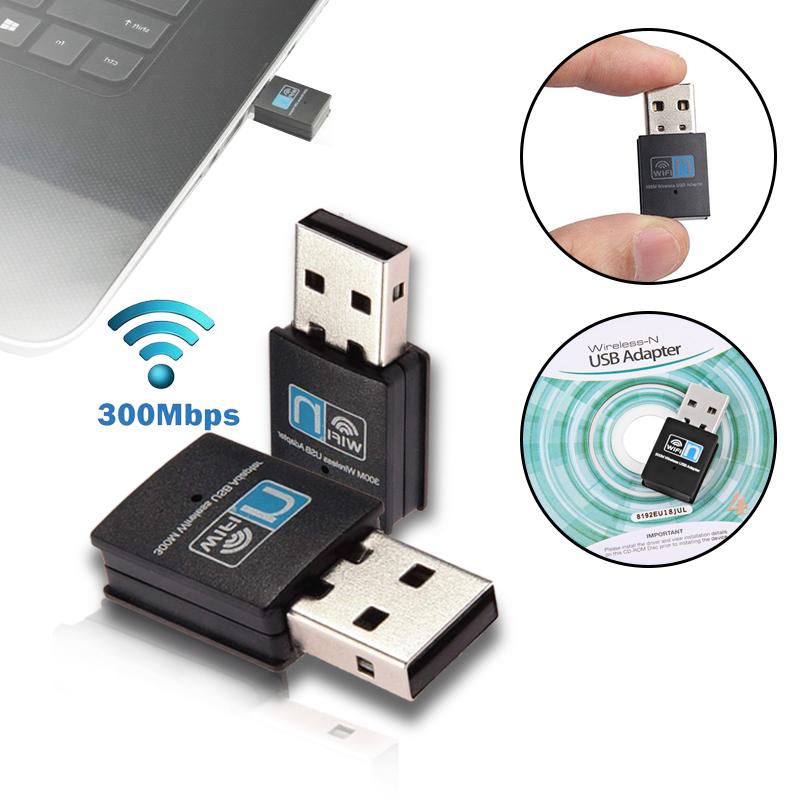 NEW 300Mbps Mini Wireless USB 2.0 WiFi Adapter LAN Network Adapter 802.11n//g//b