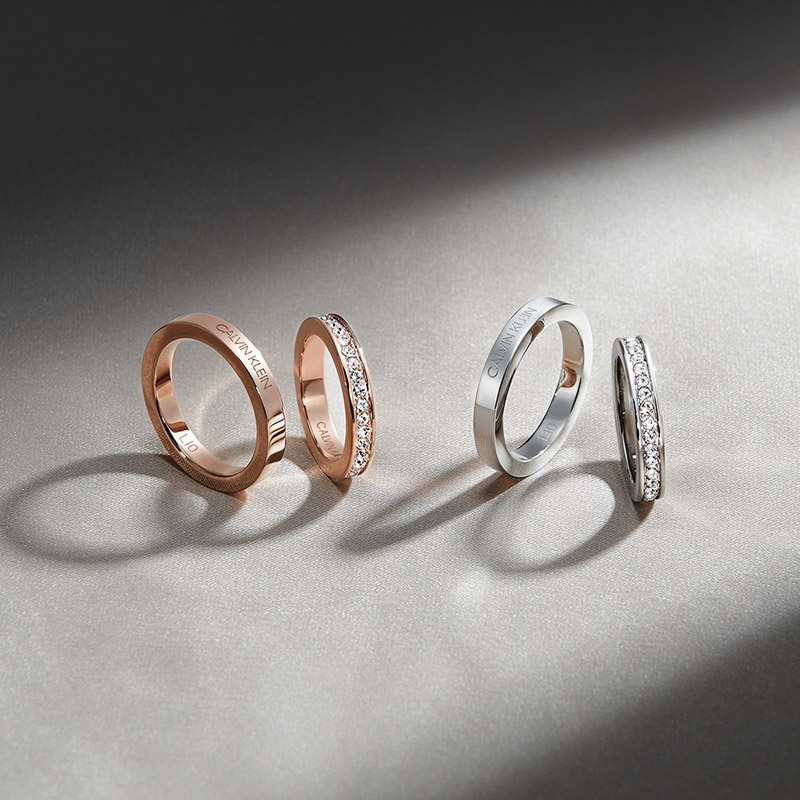 ❉ﺴ [directly] fashionable all over the sky star Calvin Klein CK couple ring  ring ring gift | Lazada PH