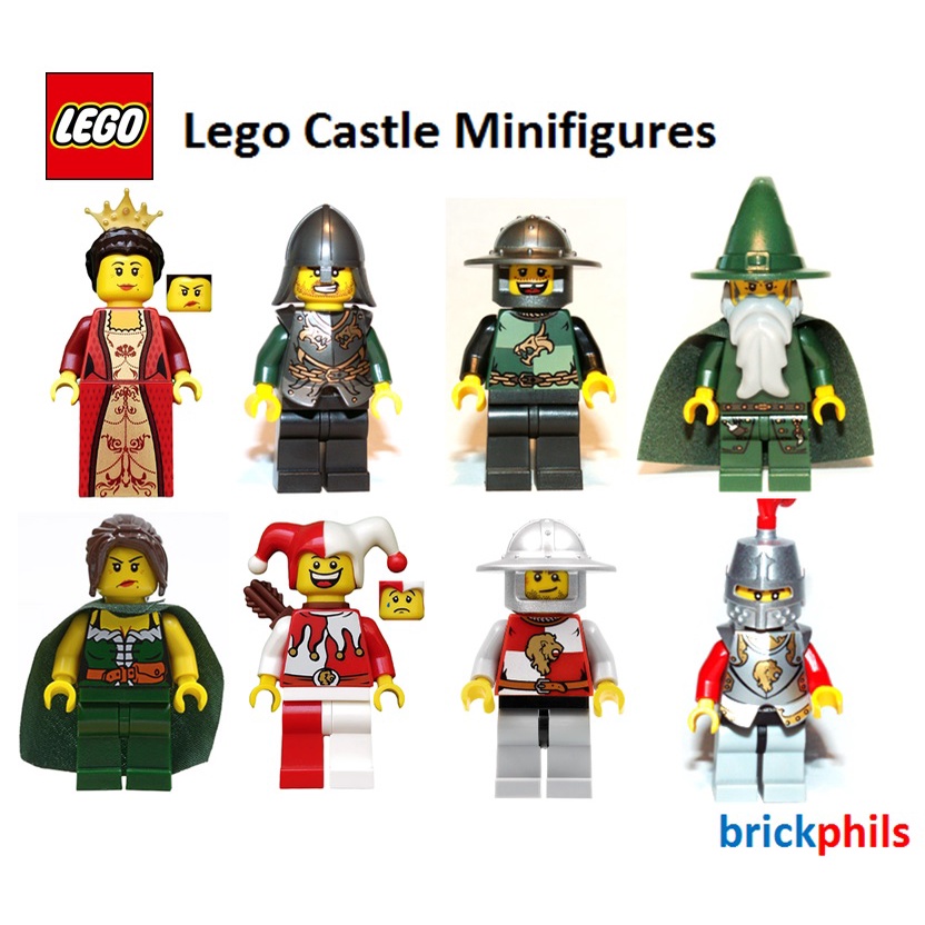 Lego minifigures online castle