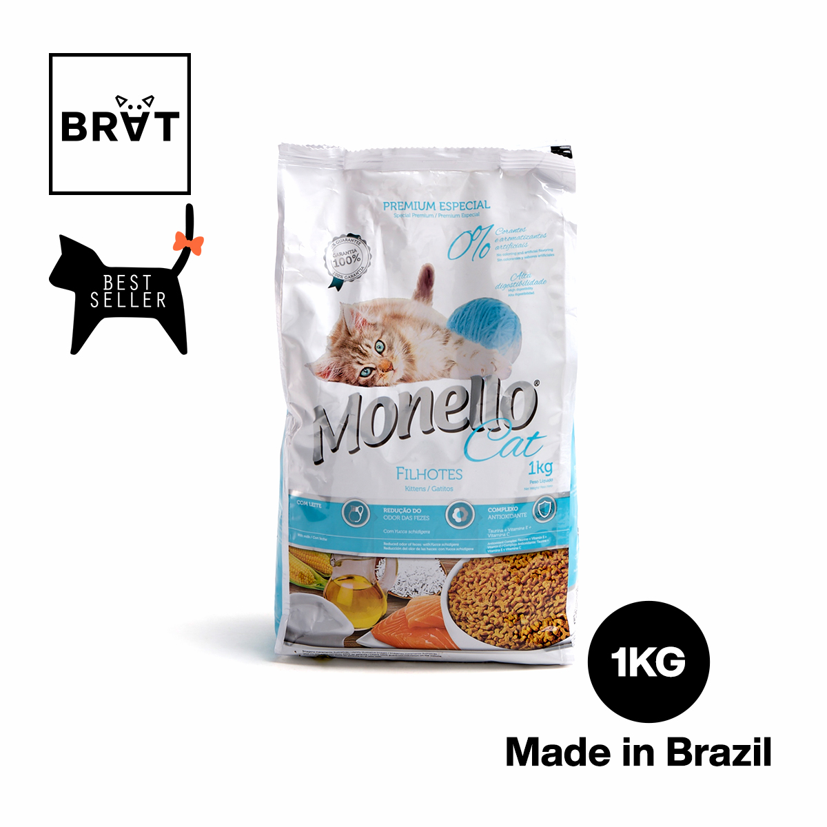 MONELLO PREMIUM DRY CAT FOOD KITTEN 1KG Lazada PH