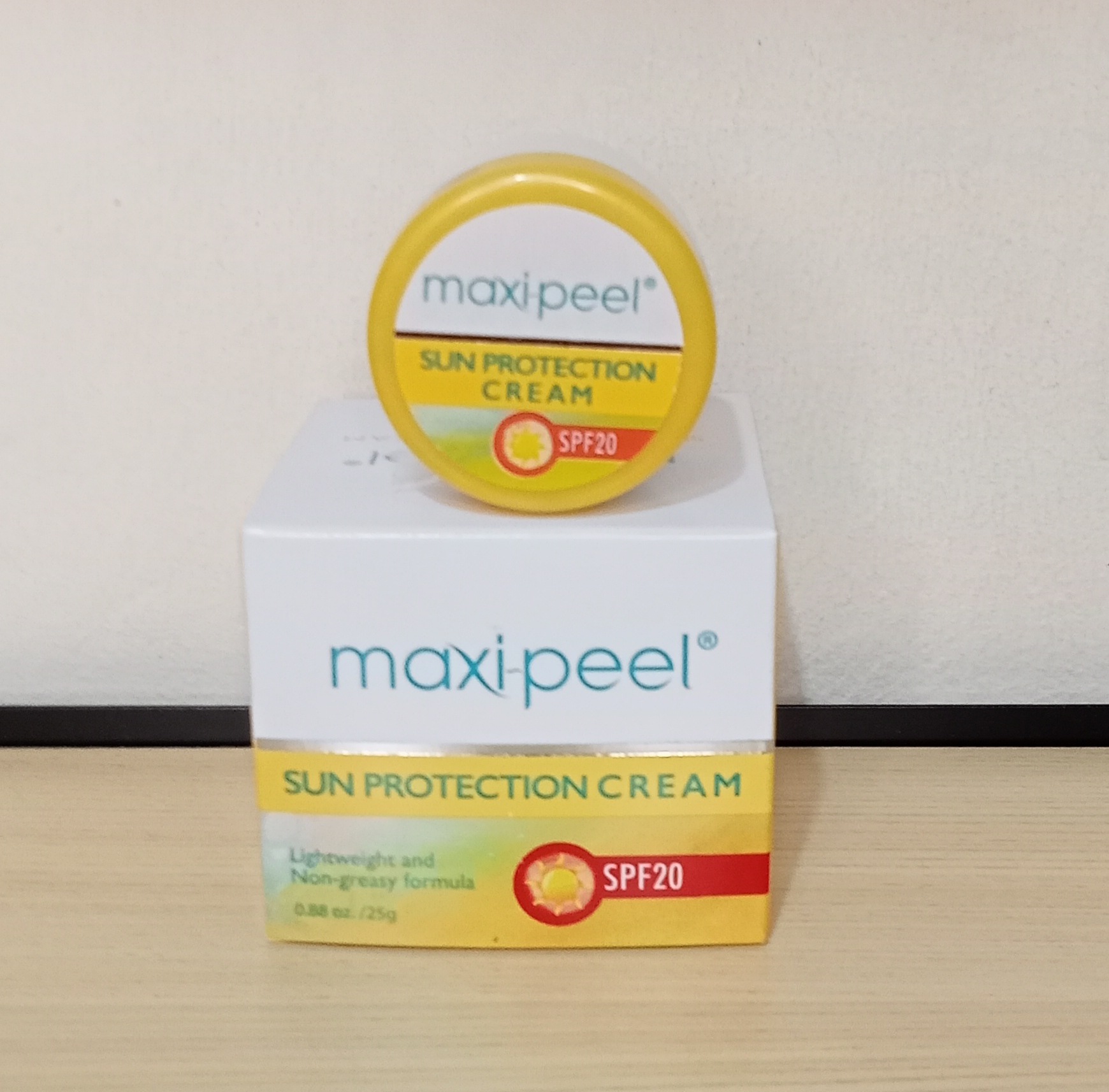 MAXIPEEL SUN PROTECTION CREAM SPF 20 25 GRAMS Lazada PH