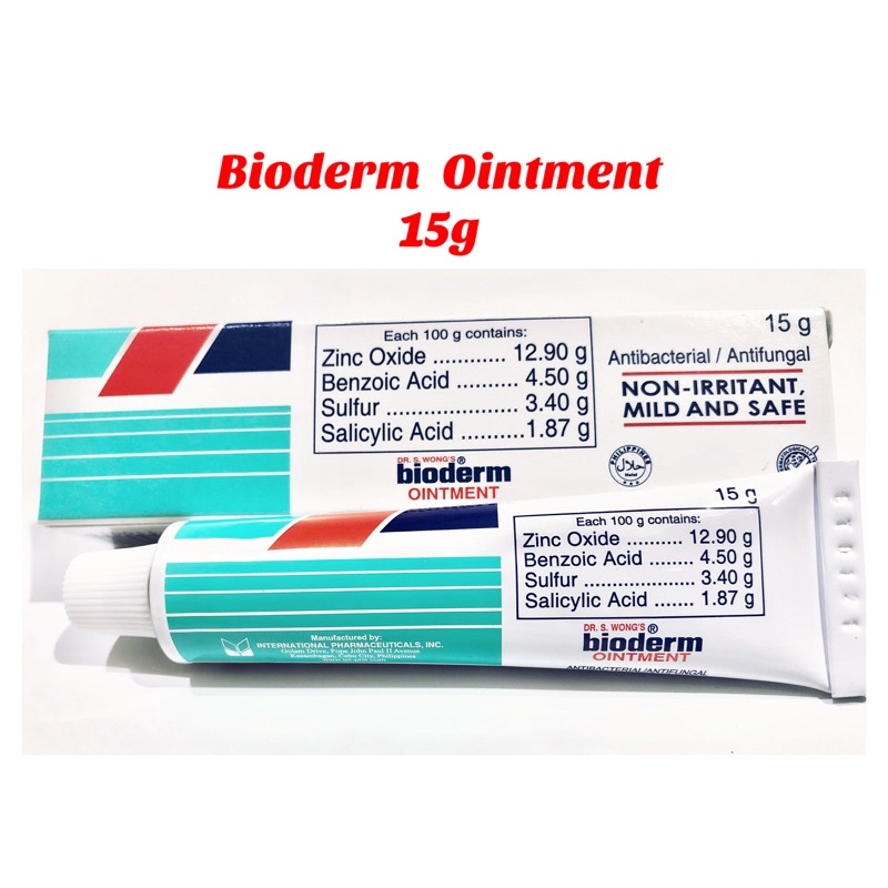 L Bioderm Ointment Cream By Dr S Wong Antifungal Antibacterial G Lazada Ph