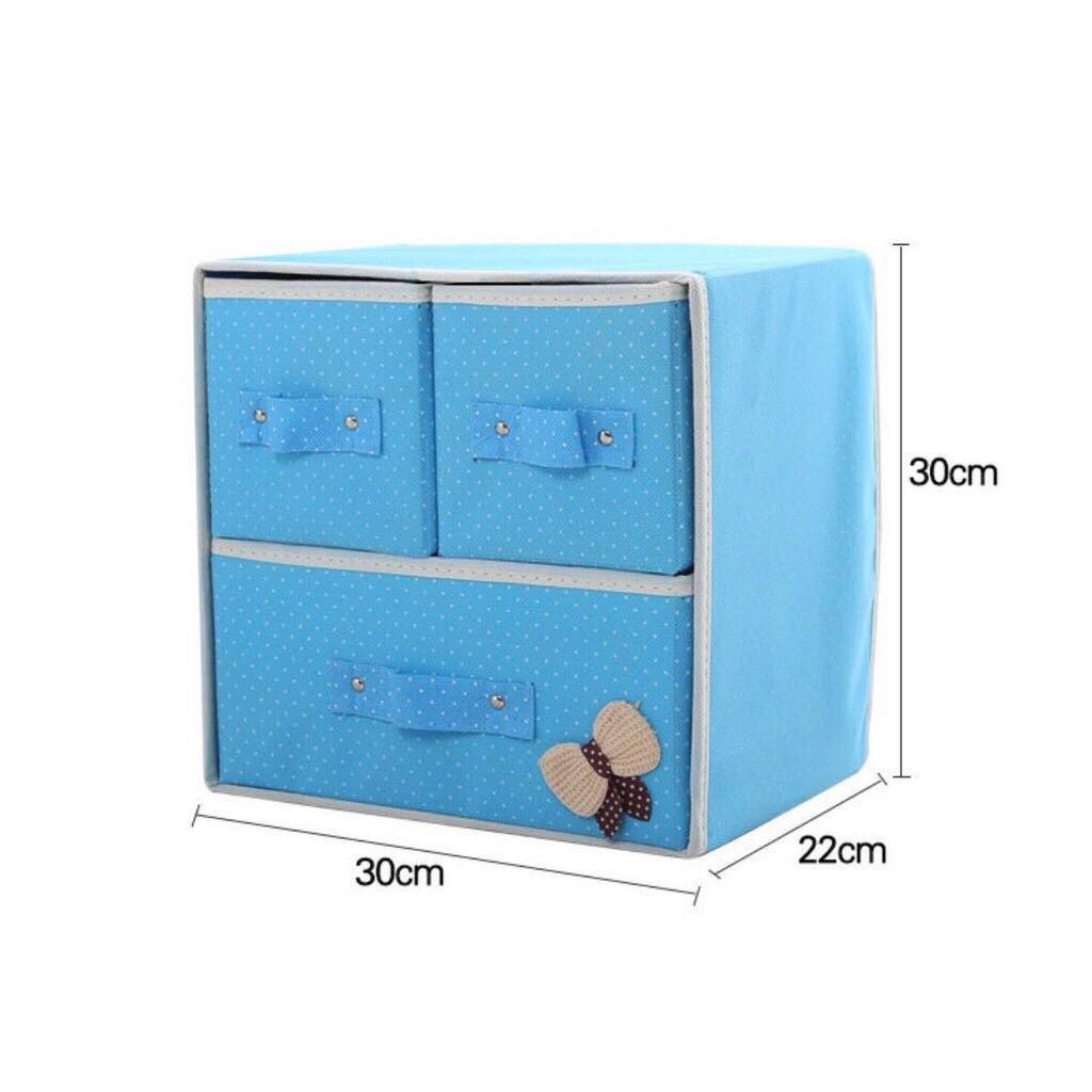 3in1 Mini Foldable Drawer/ Storage Box Lazada PH