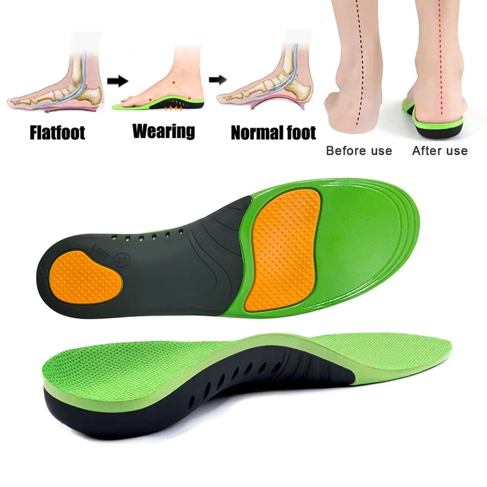 Premium Silicone Gel Insoles for Shoe Men Women Orthopedic Arch Support  Sports Insoles for Flat Feet Plantar Fasciitis Shoe Sole Shoes Accessories