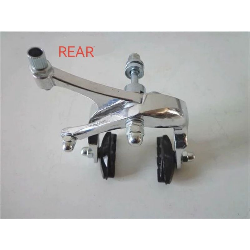 silver shuttlecock Bicycle Dual Pivot Calipers Brake for Road Bike 700C