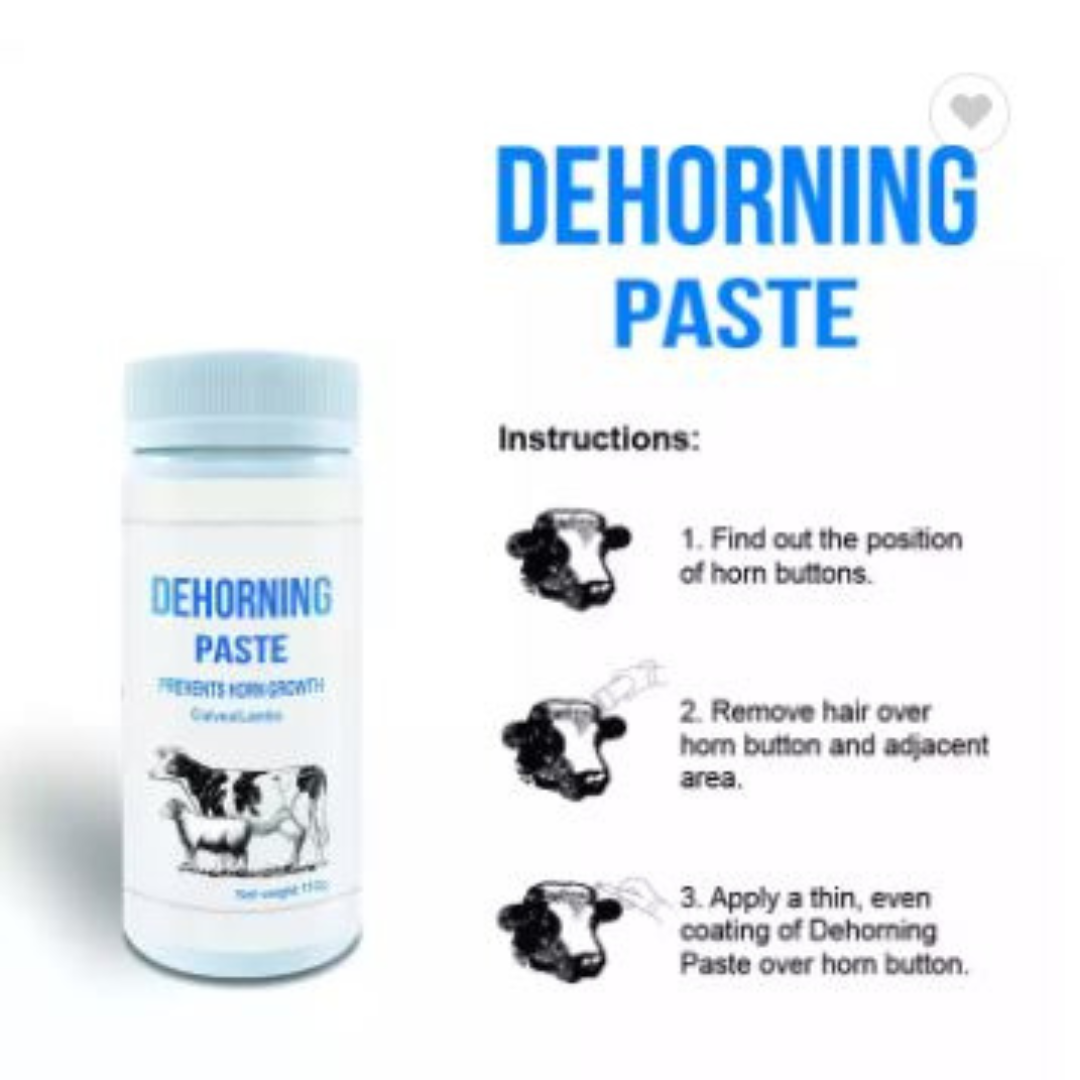 Dehorning paste for calves lambs goat livestock Dehorning paste for