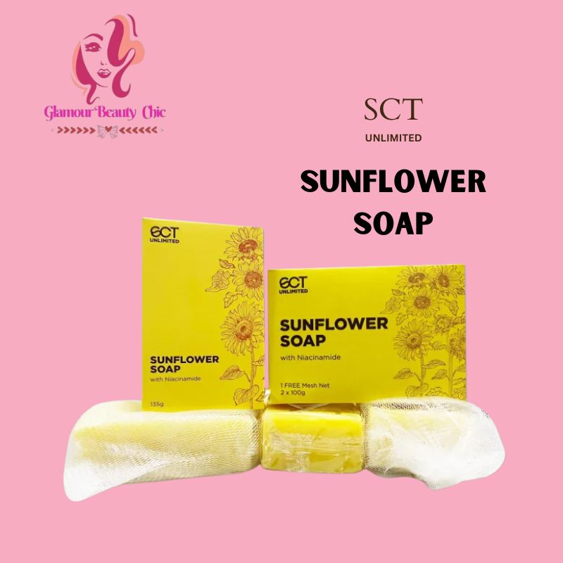 SCT Unlimited Sunflower Soap Duo/SUNFLOWER SOAP/BEAUTY SOAP/BATH