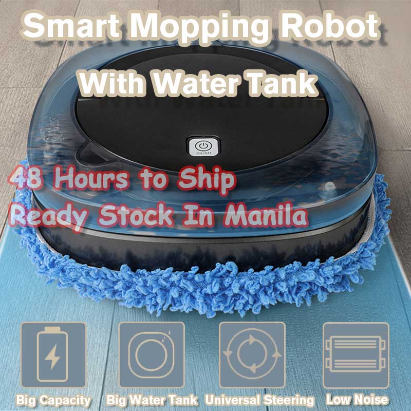 Robot Mop Smart Dry and Wet Mopping Robot Rechargeable Sweeping Cleaner