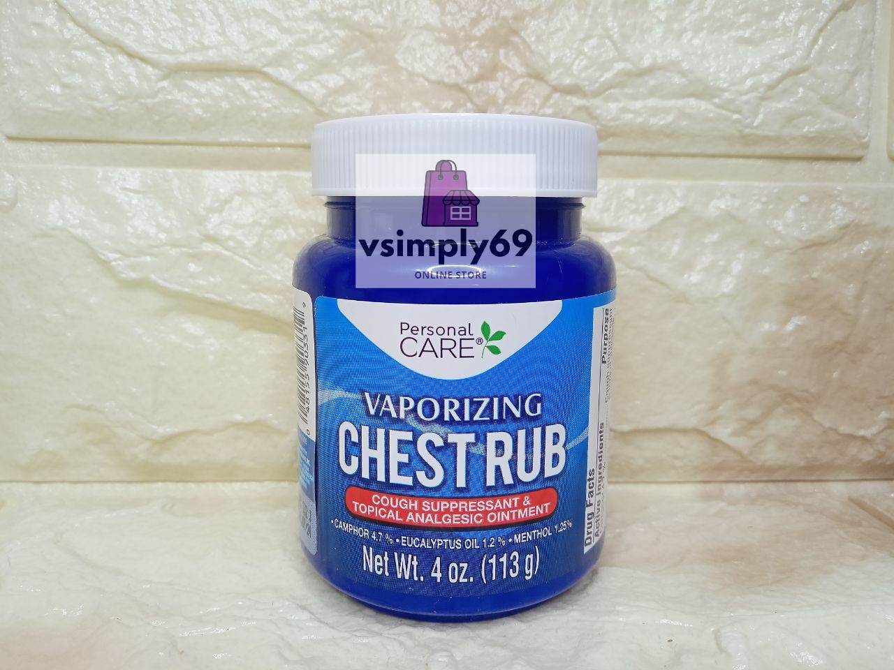 Personal Care Vaporizing Chest Rub (113 g) Made in India Lazada PH