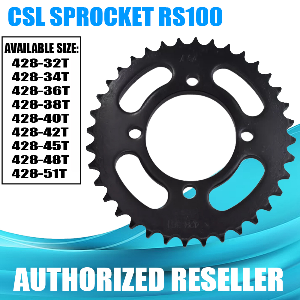 CSL REAR SPROCKET YAMAHA RS100 / RS 100 / STX125 / YTX 125 / SNIPER135 ...