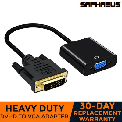 DVI to VGA adapter DVI 24 + 1 Pin Male to VGA 15 Pin Female Cable Adapter Converter Connector BLACK