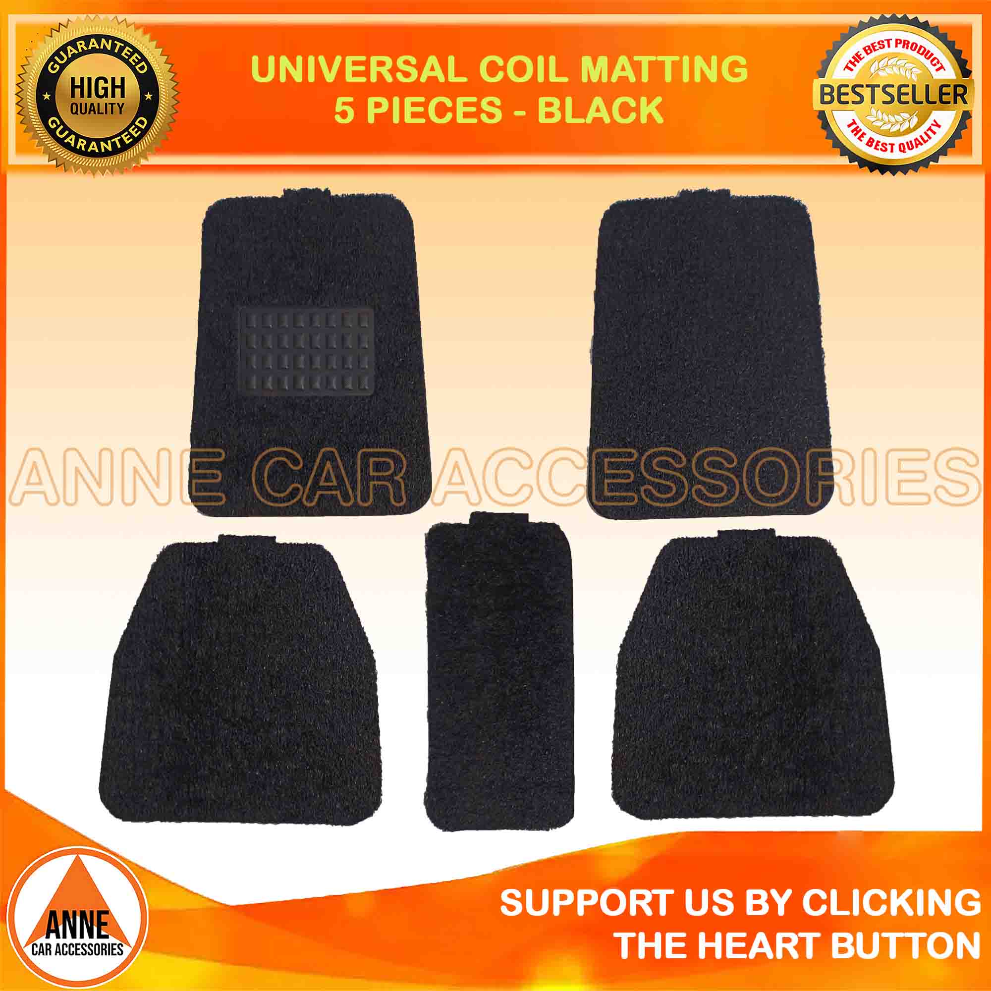 Universal Large Heavy Duty Rubber Mats Mitsubishi Zinger 2005-2016