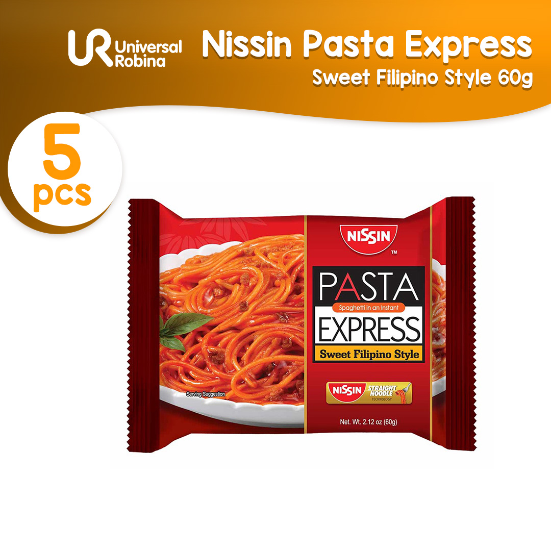 Nissin Pasta Express Sweet Filipino Style (60g) 5 pcs Lazada PH