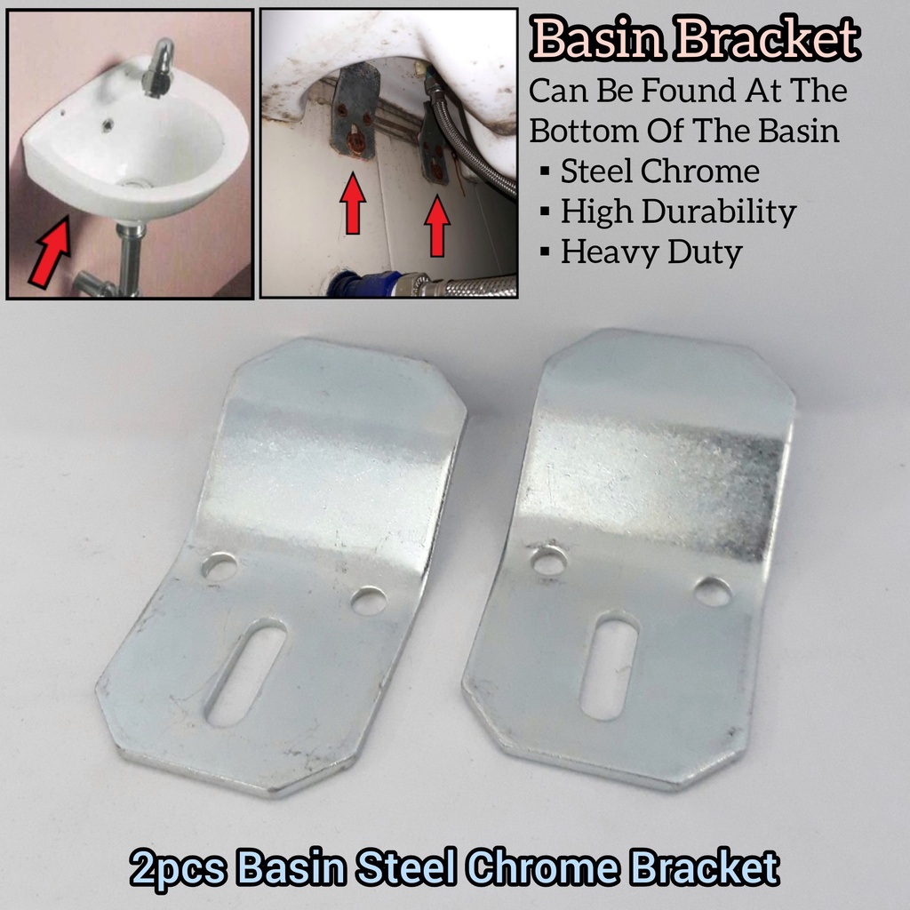 lavatory brackets 2pcs with tox and screw for tiles in wall mount