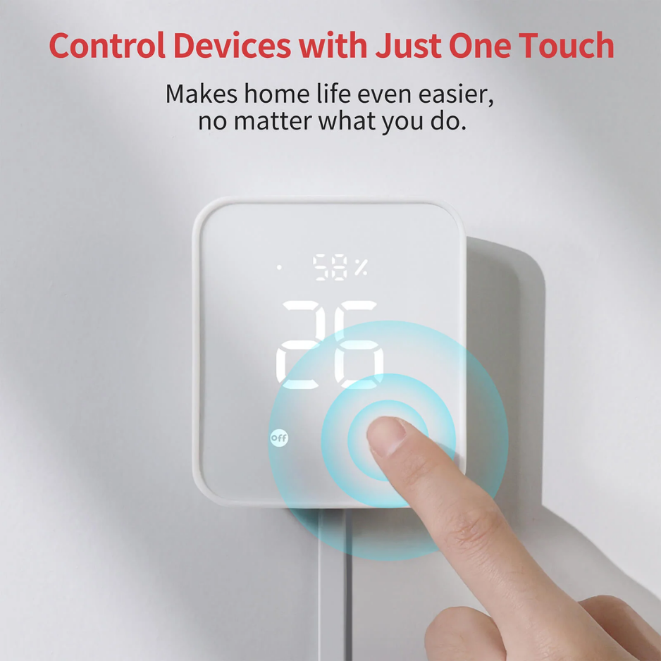 SwitchBot Hub 2 - Gateway for SwitchBot Products, Temperature, Humidity and  Light Sensor, IR Remote Control, with Programmable Smart Buttons, Wifi  Bluetooth & Matter enabled, compatible with Alexa, Google Home and  Siri/HomeKit