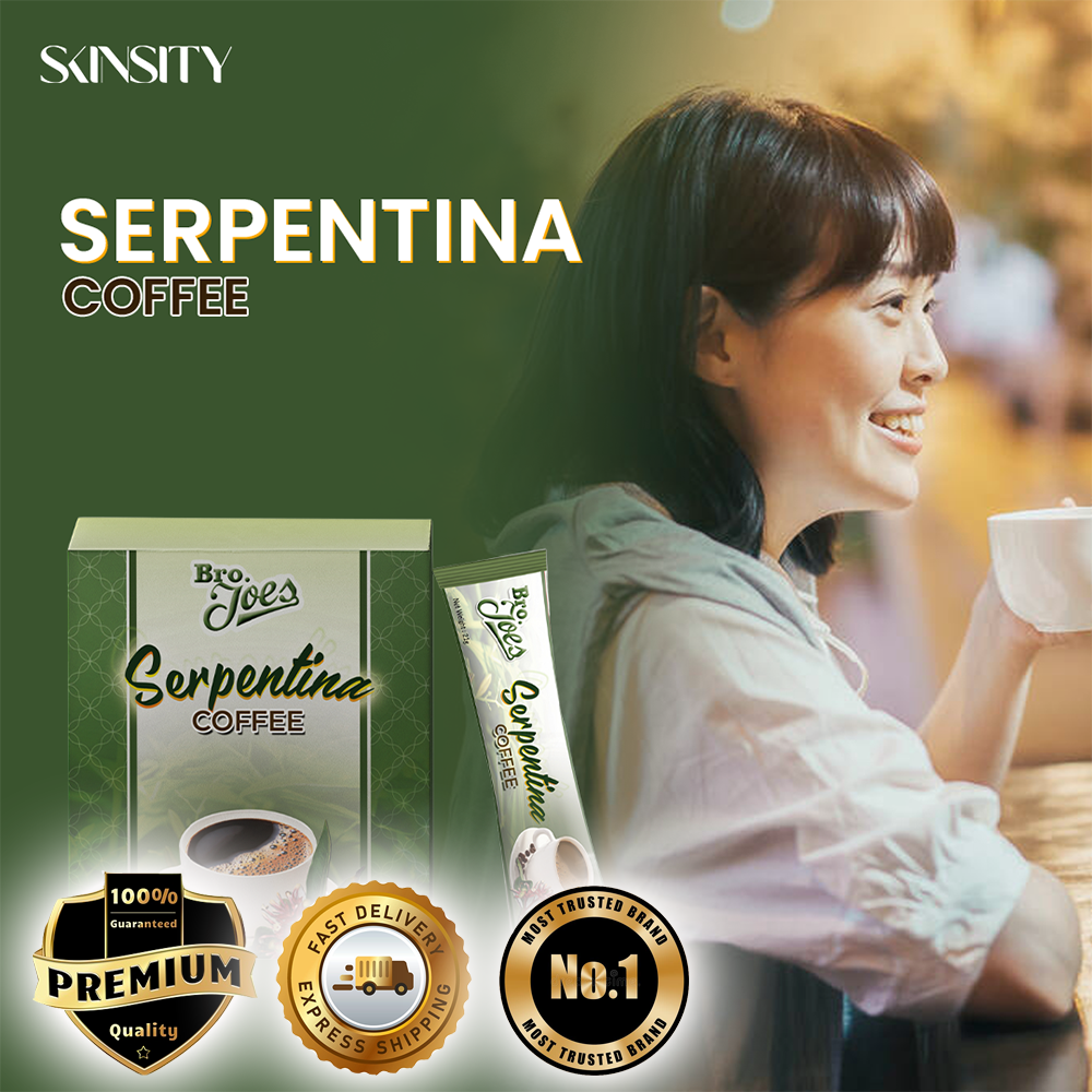 Serpentina Coffee (1box 10 sachet) With Ginseng, Moringa and