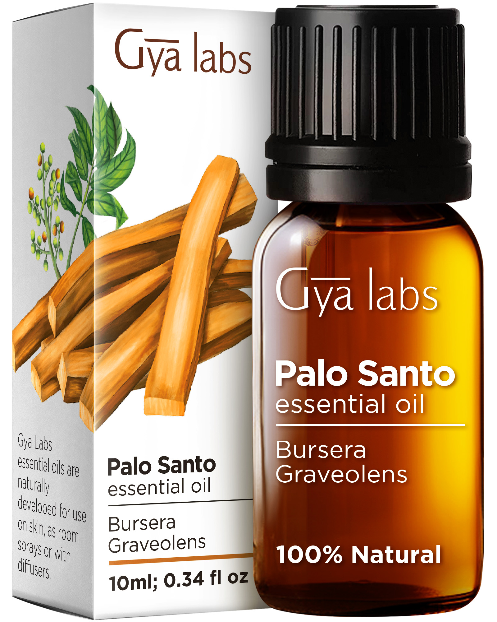 Palo Santo Essential Oil 10ml (0.34 fl. oz.) | Amrita Aromatherapy