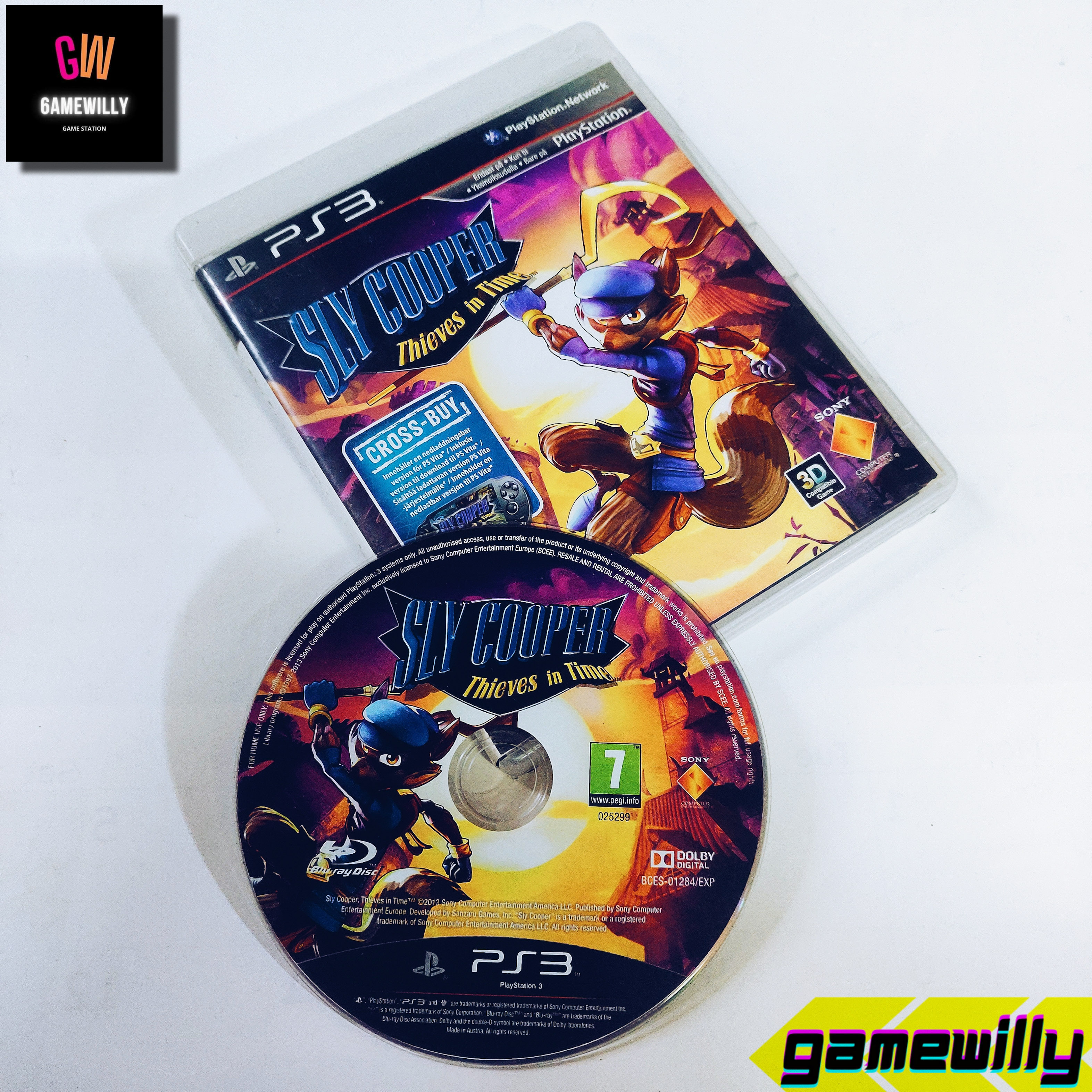 Sly Cooper Thieves in Time Jogos Ps3 PSN Digital Playstation 3