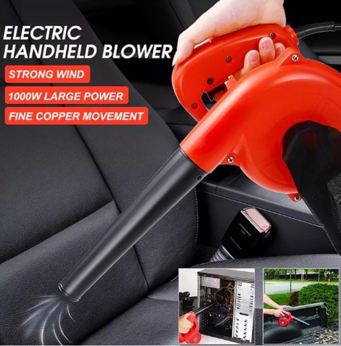 ORIGINAL 1000W ELECTRIC HAND OPERATED BLOWER SLIGHT VACUUM FOR CLEANING