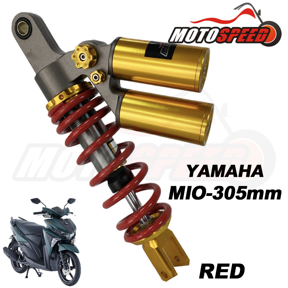 1 Pc Rear Mono Shock Absorber With Gas Tank 305mm For Honda Click Beat ...