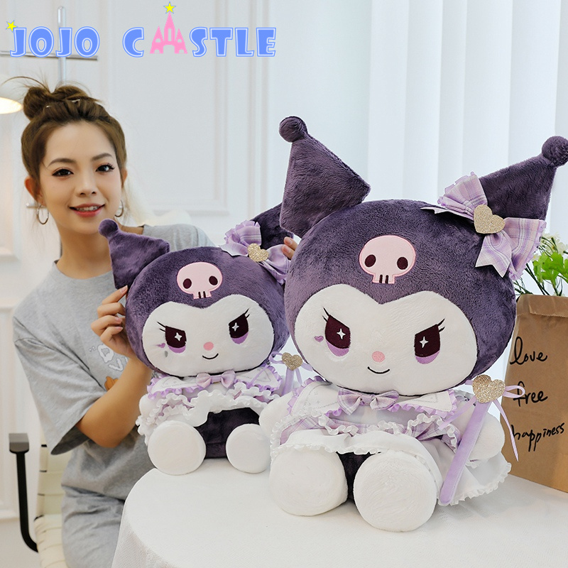 JOJO CASTLE Sanrio Plush Toy Kuromi Plushie Doll Kawaii 25/35