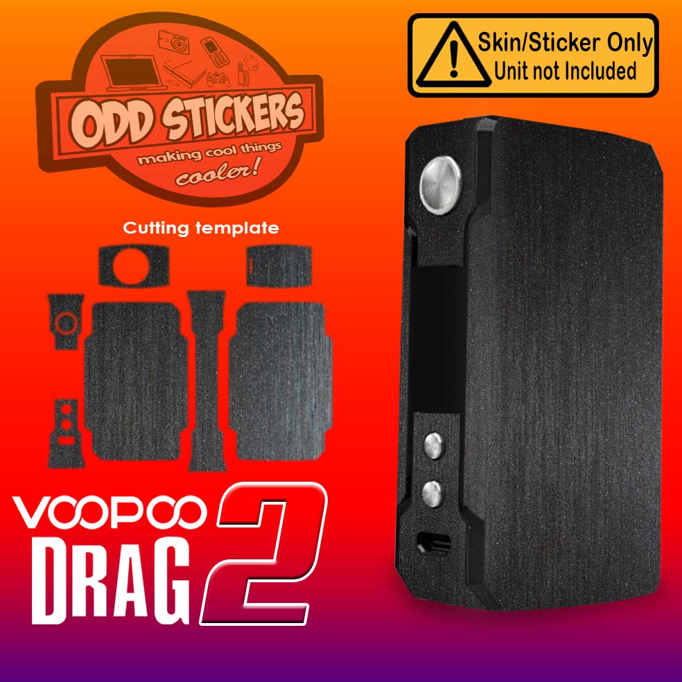 voopoo drag sticker Skin Decals for VooPoo Drag Mini Kit / Black Sticker Slap Design –  itsaskin.com main image 0