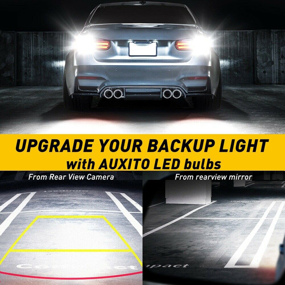 2Pcs T15 Automotive LED Bulbs Replace for W16W / 921 / 912 Backup Reverse Lights Super Bright 45 SMD 4014 LED Car Backup Stop Reserve Light Brake Lamp White 12V