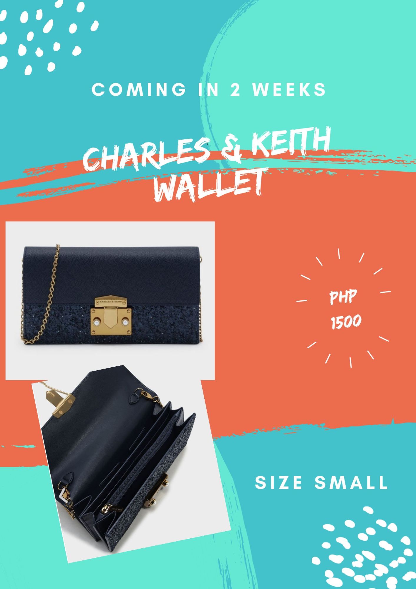 charles and keith wallet sale