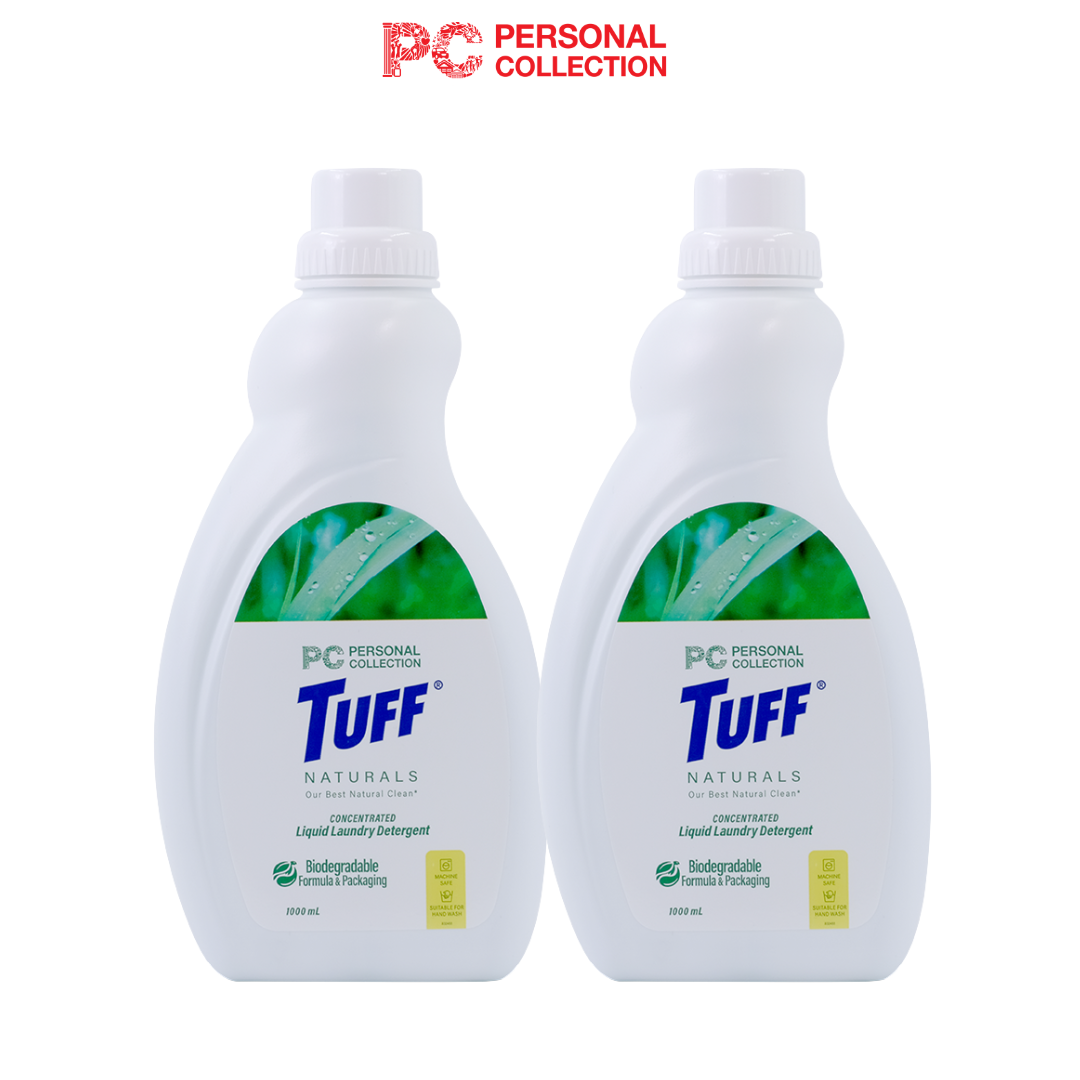 PERSONAL COLLECTION Tuff Natural Liquid Laundry Detergent BUY 1 GET 1 FREE (2 Bottles/1000ml