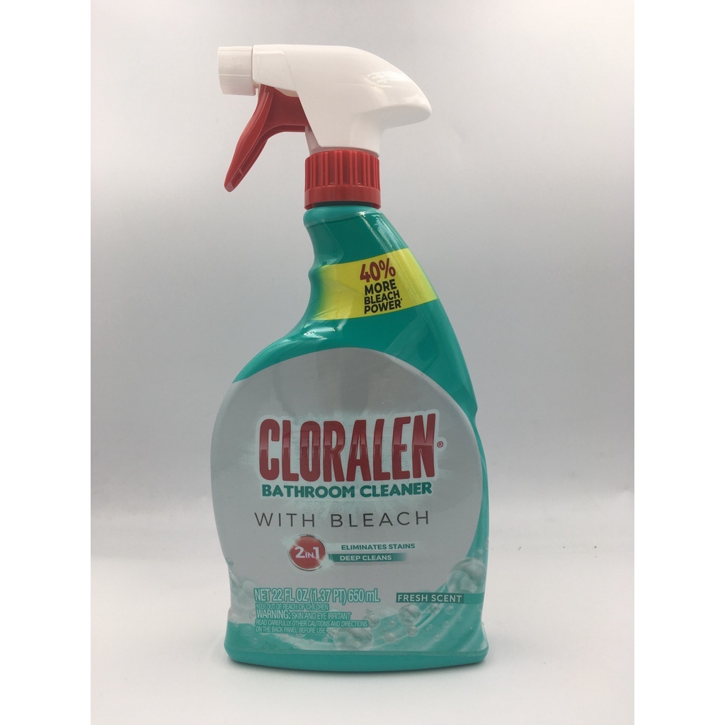 CLORALEN Bathroom Cleaner with Bleach 650ml (22floz)uJB Lazada PH