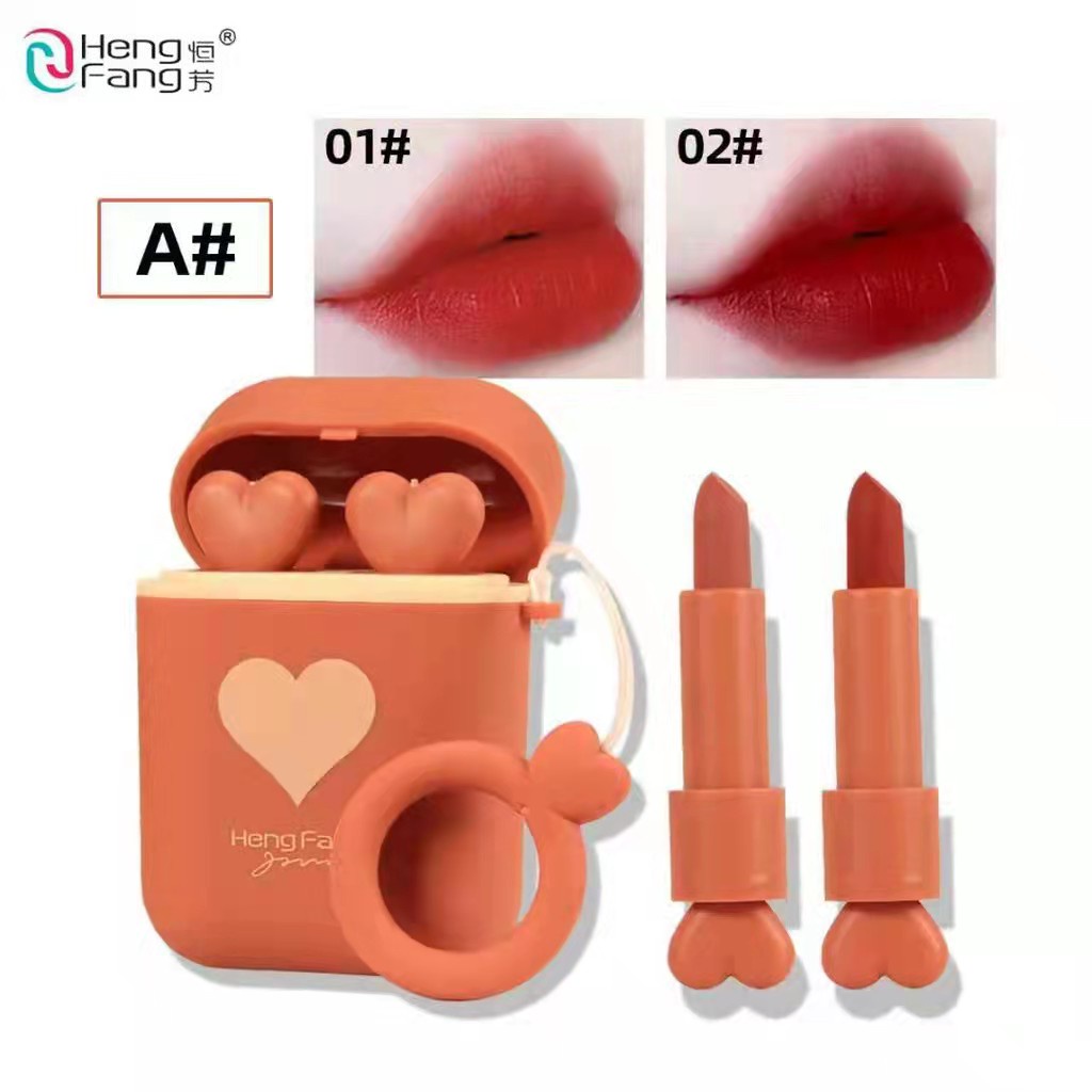 H9423 Heng Fang Girl's Mark Double tube ( 2n1) Lipstick | Lazada PH