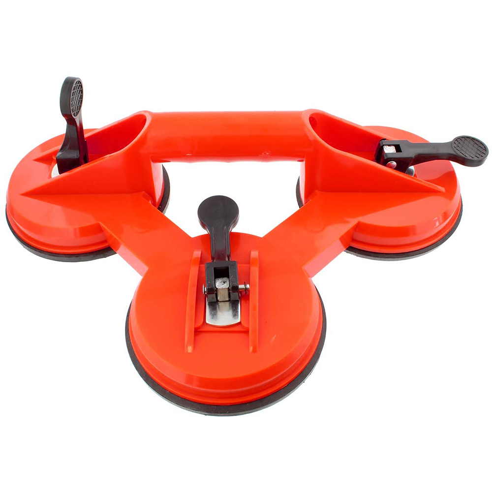 CT 100kg Heavy Duty 3 Suction Cup Triple Pad Sucker Plate Glass Lifter