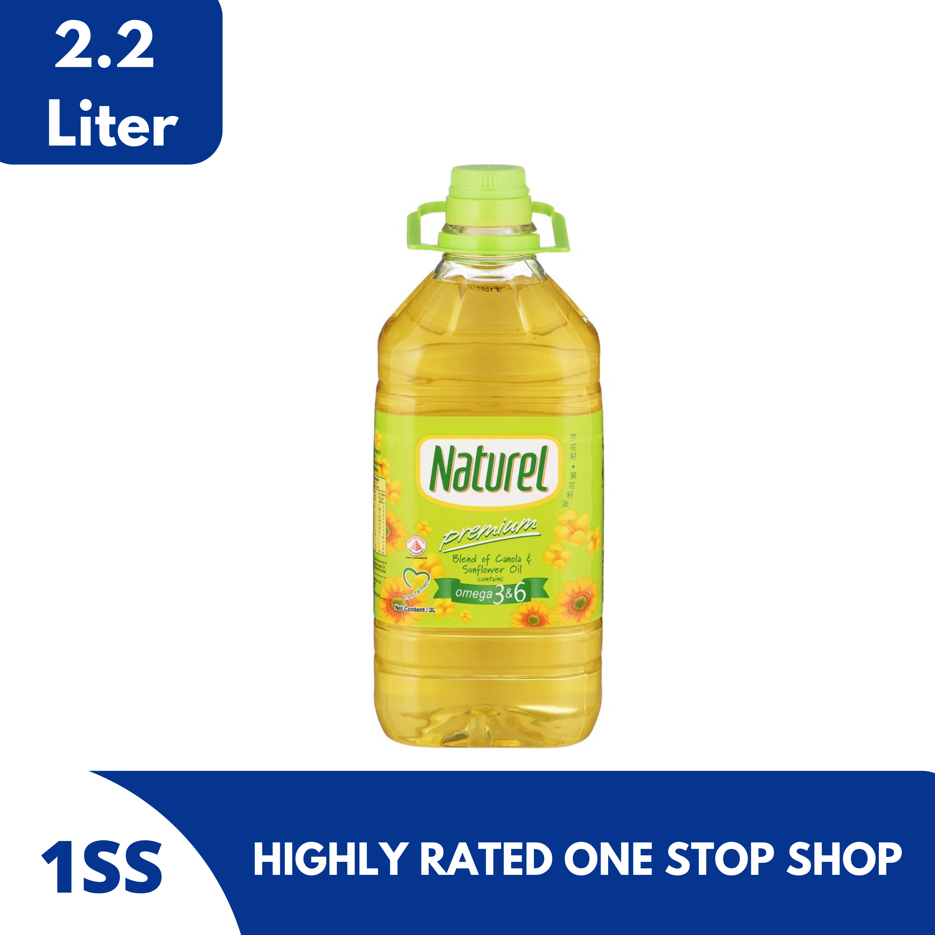 Naturel Premium Blend Of Canola & Sunflower Oil, 2.2 Liters Lazada PH