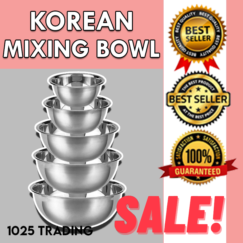 Best Seller KOREAN MIXING BOWL Made On Stainless rice bowls, soup bowls