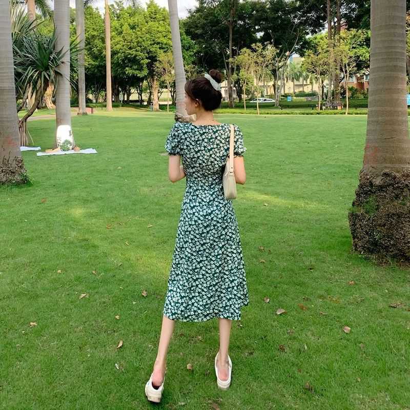 [Women Clothing.] เสื้อผ้าไอจี ชุดใหม่ 2022 แฟชั่นชุดเดรสยาวลายดอกไม้ ...