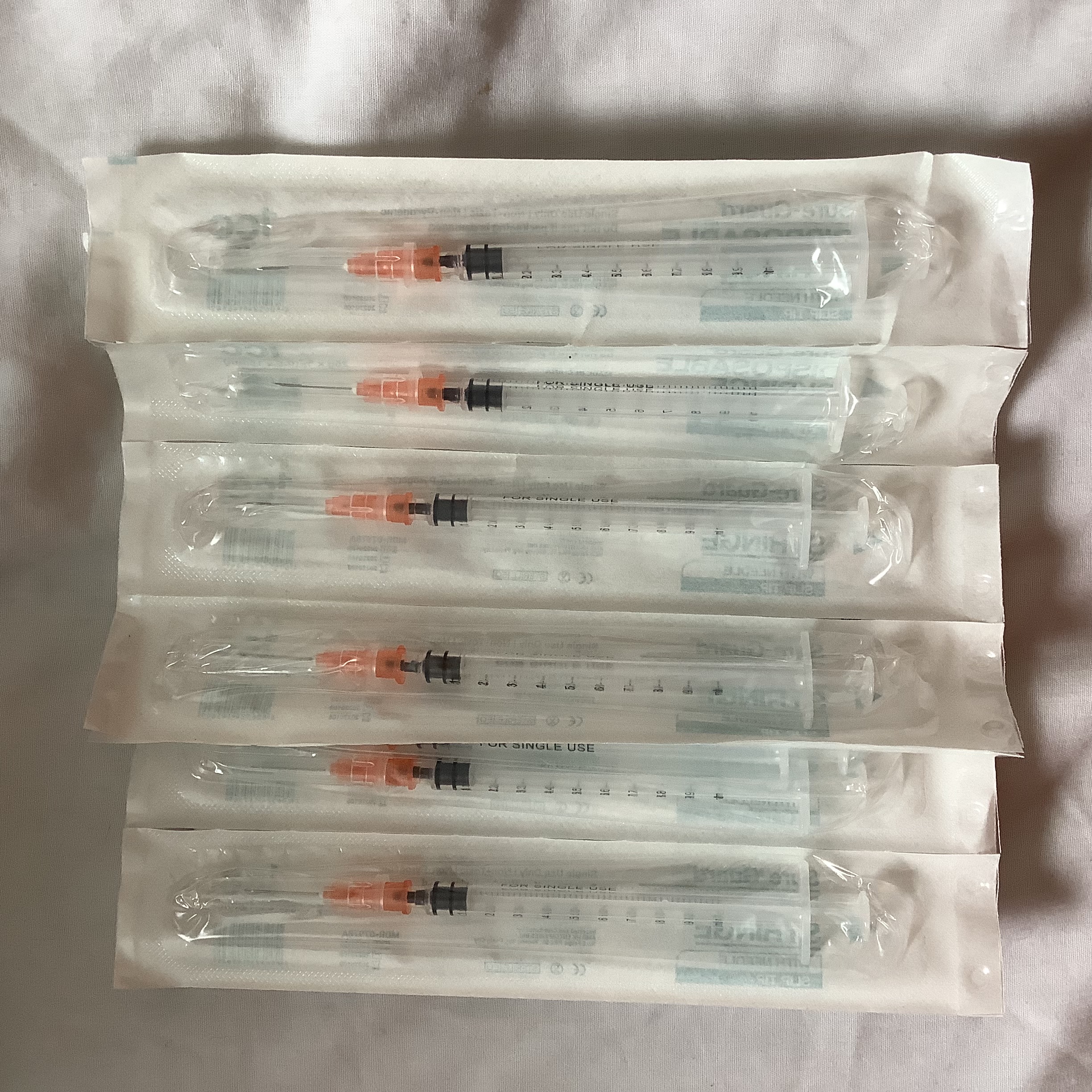 Disposable Syringe With Needle 1ml 