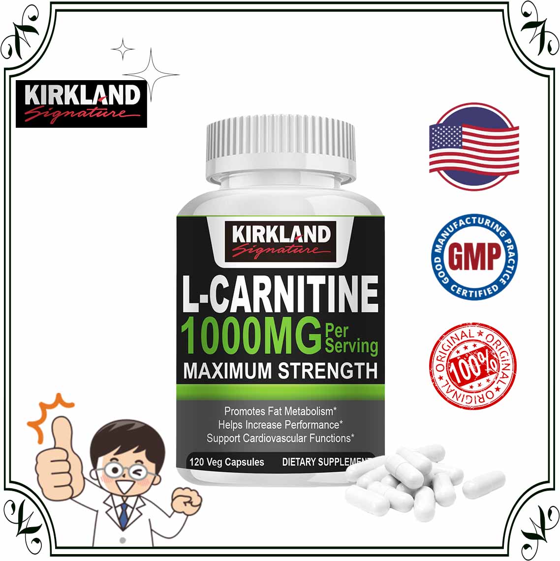 L-Carnitine Helps reduce cognitive fatigue Burns fat to produce usable  energy Fat Burner Supplement Capsules Protein Formulation For Energy  Production 120 Pcs Cognitive Support Capsules - Lazada